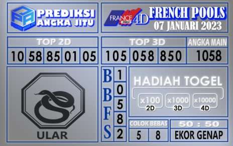 Prediksi togel french hari ini 06 januari 2023