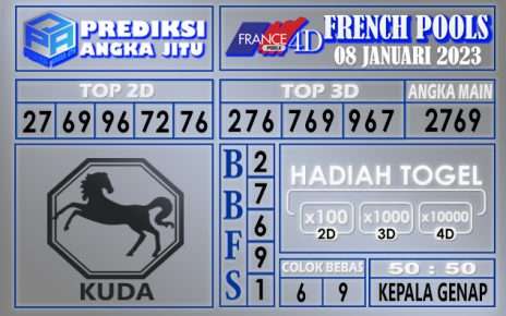 Prediksi togel french hari ini 07 januari 2023