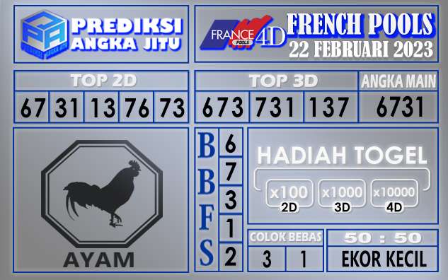 Prediksi togel french hari ini 21 februari 2023