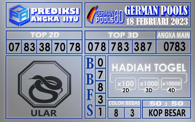 Prediksi togel german hari ini 17 februari 2023