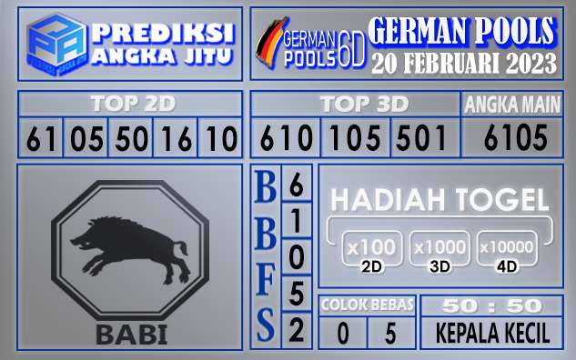 Prediksi togel german hari ini 19 februari 2023