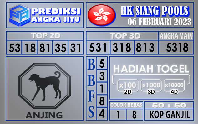 Prediksi togel hksiang hari ini 06 januari 2023