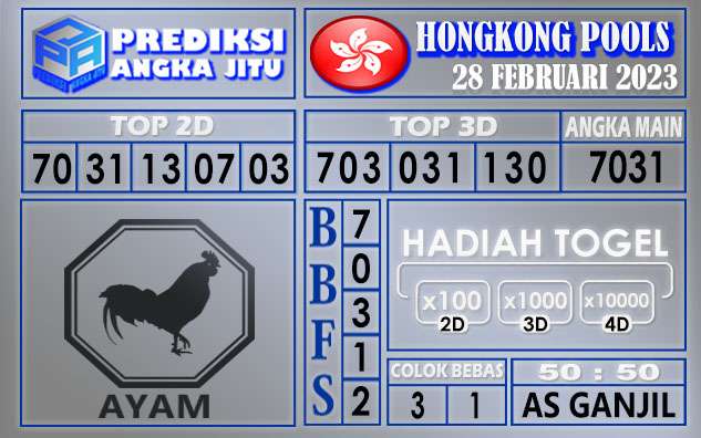 Prediksi togel hongkong hari ini 28 februari 2023