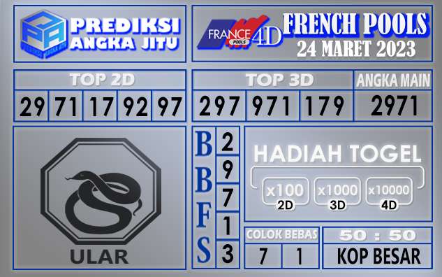 Prediksi togel french hari ini 23 maret 2023