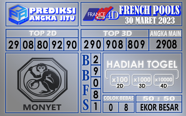 Prediksi togel french hari ini 29 maret 2023