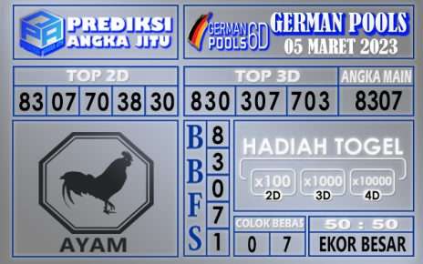 Prediksi togel german hari ini 04 maret 2023