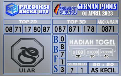 Prediksi togel german hari ini 31 maret 2023