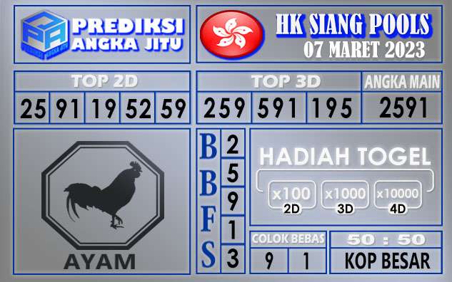 Prediksi togel hksiang hari ini 07 maret 2023