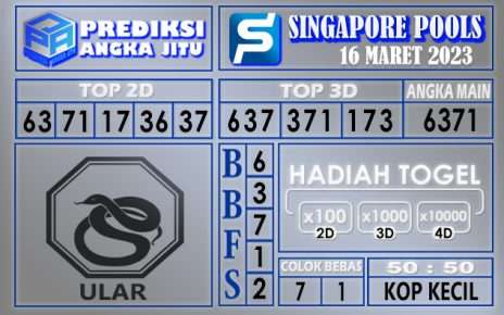 Prediksi togel singapore hari ini 16 maret 2023