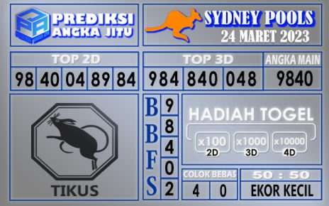 prediksi togel sydney hari ini 24 maret 2023