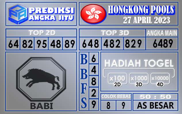 Prediksi Togel Hongkong 27 April 2023