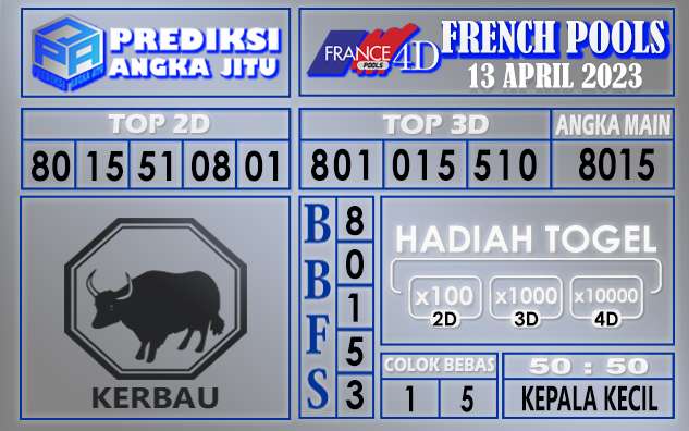 Prediksi togel french hari ini 12 april 2023