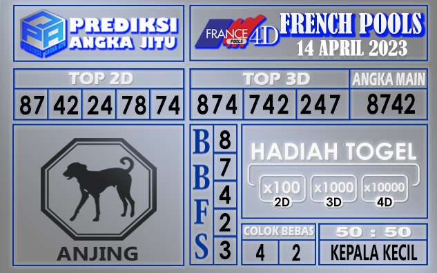 Prediksi togel french hari ini tgl 13 april 2023