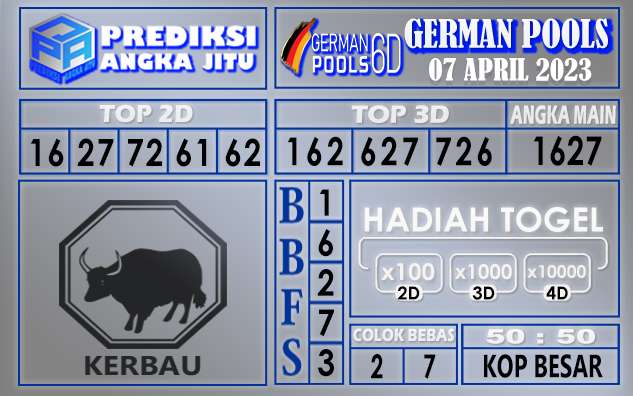 Prediksi togel german hari ini 06 april 2023