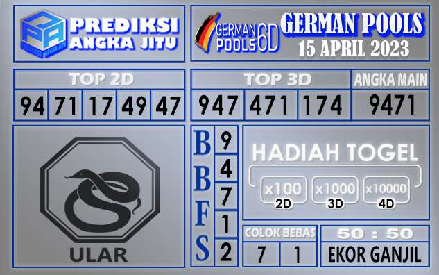 Prediksi togel german hari ini 14 april 2023