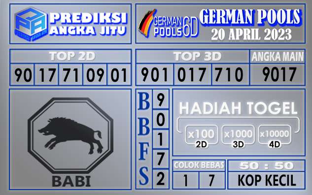 Prediksi togel german hari ini 19 april 2023