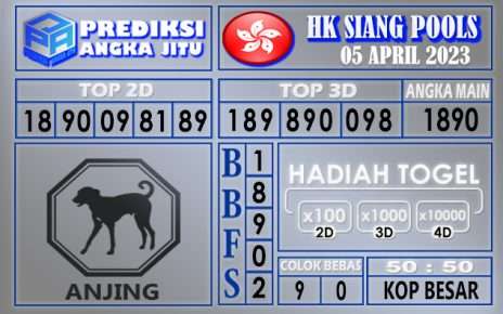 Prediksi togel hksiang hari ini 05 april 2023