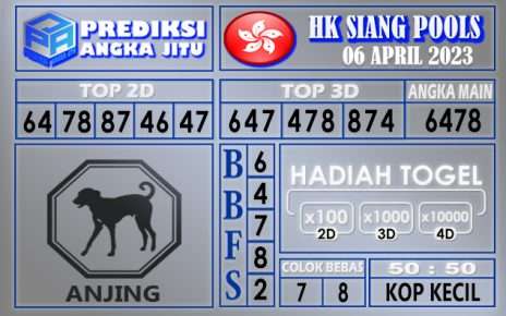 Prediksi togel hksiang hari ini 06 april 2023