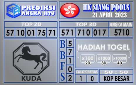 Prediksi togel hksiang hari ini 21 april 2023