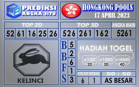 Prediksi togel hongkong hari ini 17 april 2023