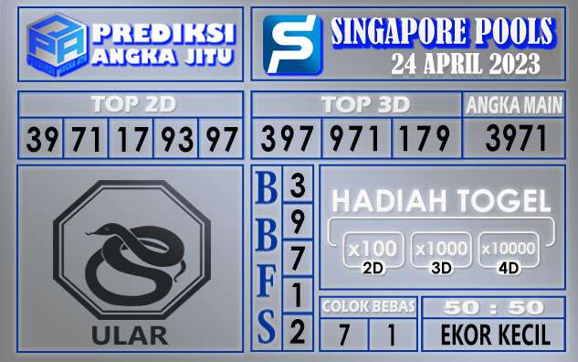 Prediksi togel singapore hari ini 24 april 2023