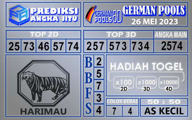 Prediksi German 25 Mei 2023