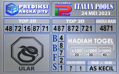 Prediksi Italia 24 Mei 2023