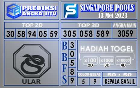 Prediksi Singapore 13 Mei 2023