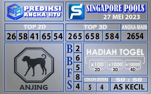 Prediksi Singapore 27 Mei 2023