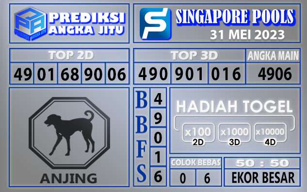 Prediksi Singapore 31 Mei 2023