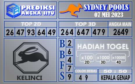 Prediksi Sydney 07 Mei 2023