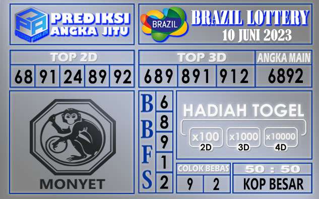 Prediksi Brazil 10 Juni 2023