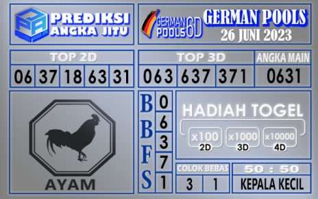 Prediksi German 25 Juni 2023