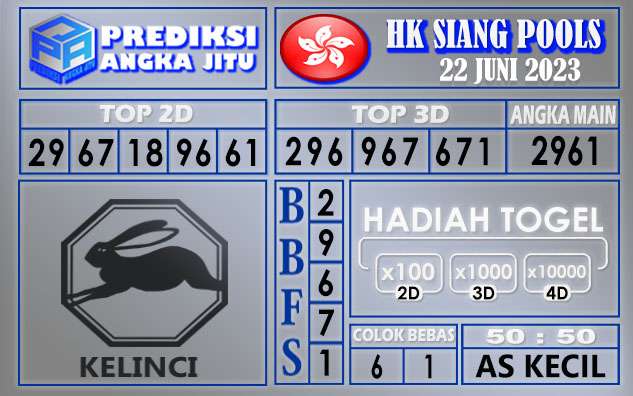 Prediksi HK Siang 22 Juni 2023