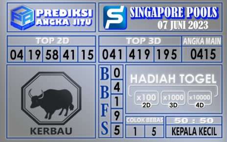 Prediksi Singapore 07 Juni 2023