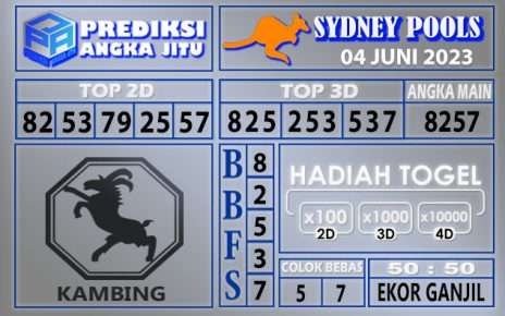 Prediksi Sydney 04 Juni 2023