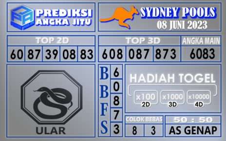 Prediksi Sydney 08 Juni 2023