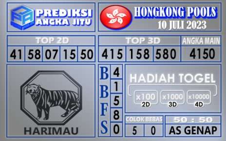 Prediksi Hongkong 10 Juli 2023