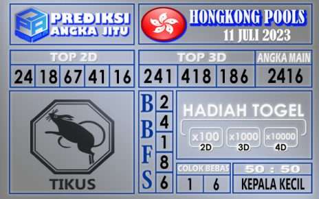 Prediksi Hongkong 11 Juli 2023