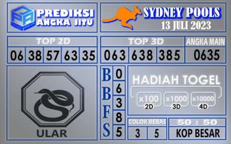 Prediksi Sydney 13 Juli 202