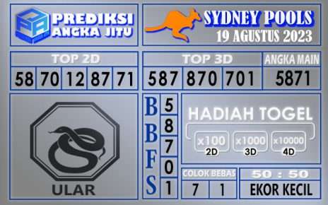 Prediksi Sydney 19 Agustus 2023