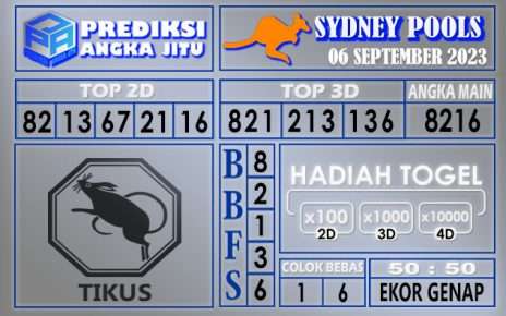 Prediksi Sydney 06 September 2023