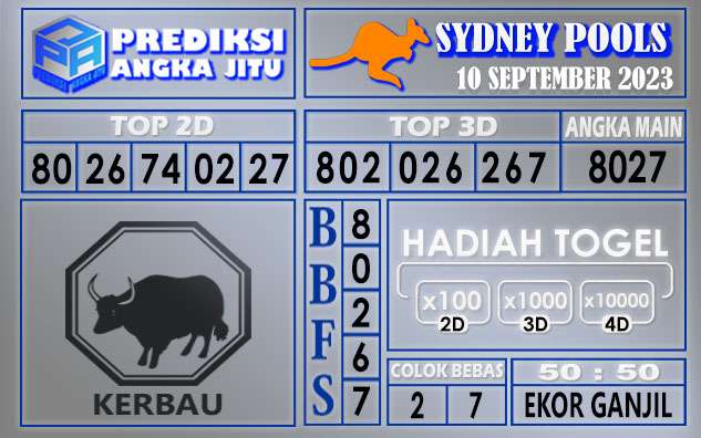 Prediksi Sydney 10 September 2023