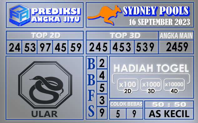 Prediksi Sydney 16 September 2023