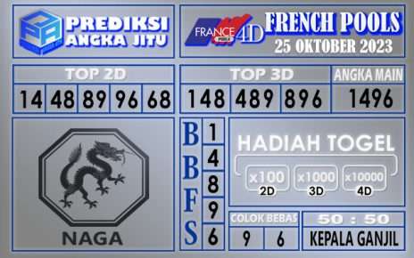 PREDIKSI FRENCH 25 OKTOBER 2023