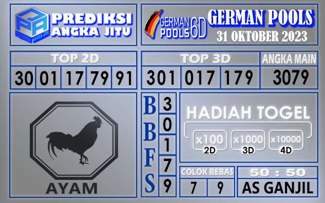 PREDIKSI GERMAN 31 OKTOBER 2023