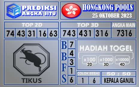 PREDIKSI HONGKONG 25 OKTOBER 2023