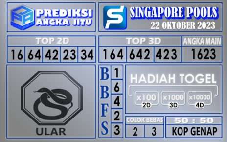 PREDIKSI SINGAPORE 22 OKTOBER 2023