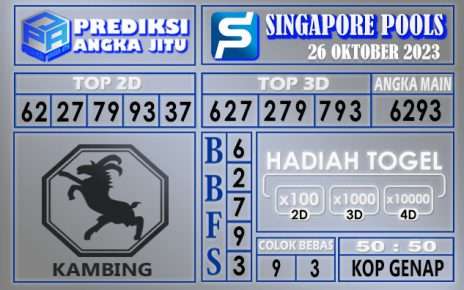 PREDIKSI SINGAPORE 26 OKTOBER 2023