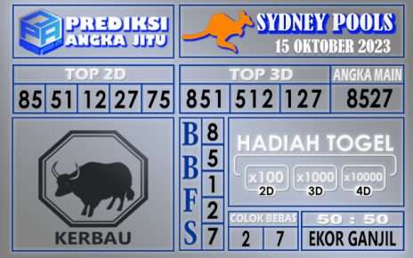 PREDIKSI SYDNEY 15 OKTOBER 2023